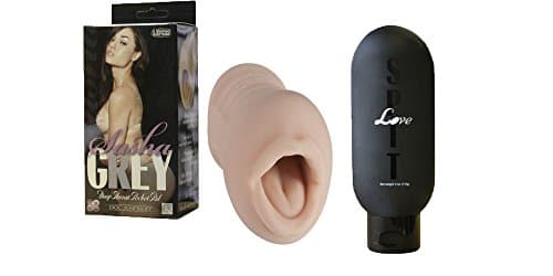 Sasha Grey Deep Throat Sucker Bundle with Love Spit Lubricant