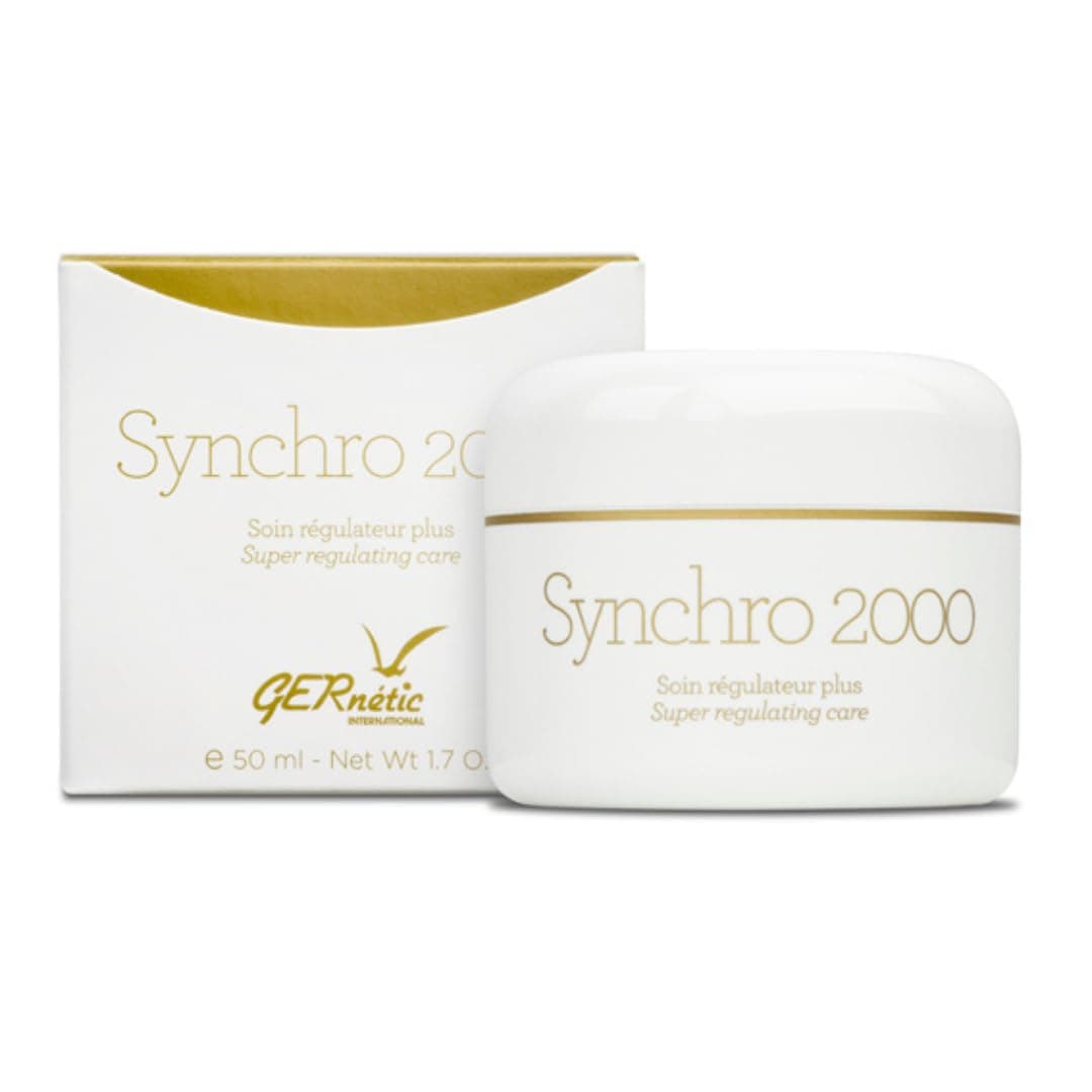 - Gernetic Synchro 2000 Super Regulating Face Cream for Women Men, Moisturizer for Oily Combination Skin with Beeswax Calendula, 50ml/ 1.7 fl oz
