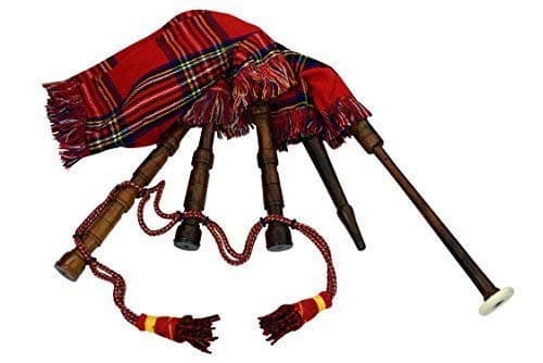 Kids Toy Bagpipe/Junior Playable Bagpipes/Child Bagpipe Full Royal Stewart with Royal Stewart Cord
