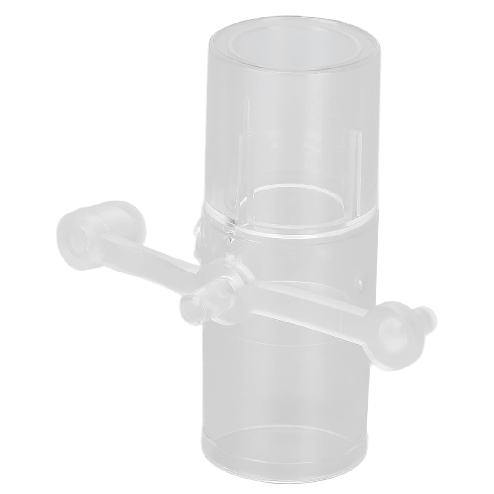 Oxygen Tube Straight Connector, Compact Plastic Oxygen Pipe Joint for for Ventilator