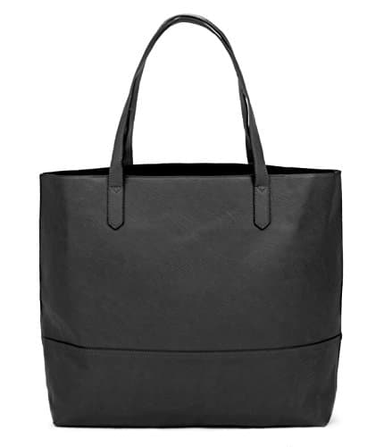 Overbrooke Large Vegan Leather Tote - Womens Slouchy Shoulder Bag with Open Top