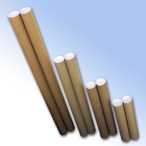 50 A3/4 Postal Tubes 13" x 2" (330mm x 50mm)