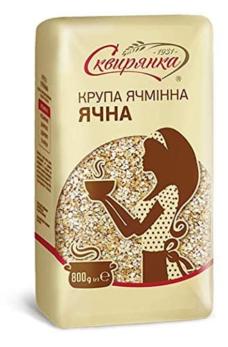 3.5 LB Skvira Peeled Barley Grits GMO Free 800 gr / 28.22 Oz (2 Pack)