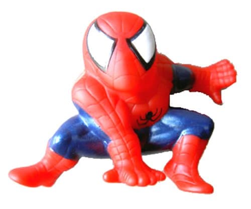 Marvel Miniature Spiderman Figurine with Suction Cup - Spiderman Figure