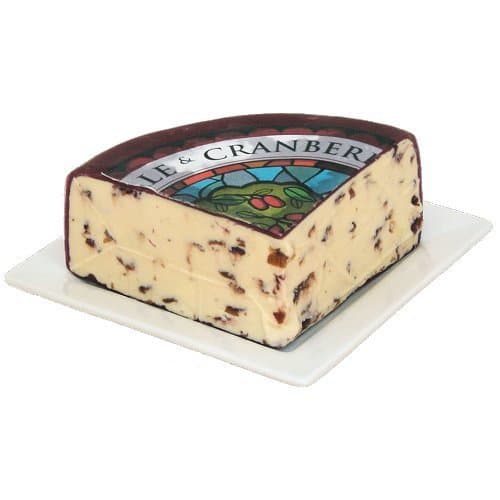 Wensleydale with Cranberries (1 pound) by Gourmet-Food by Somerdale