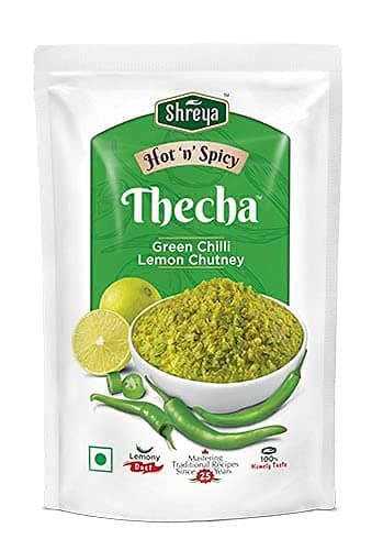 SHREYA GREEN CHILL THECHA (100GM Pack of 2)