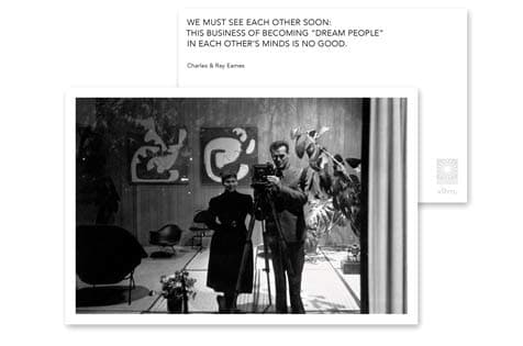 Vitra Eames quotes greeting card dream people
