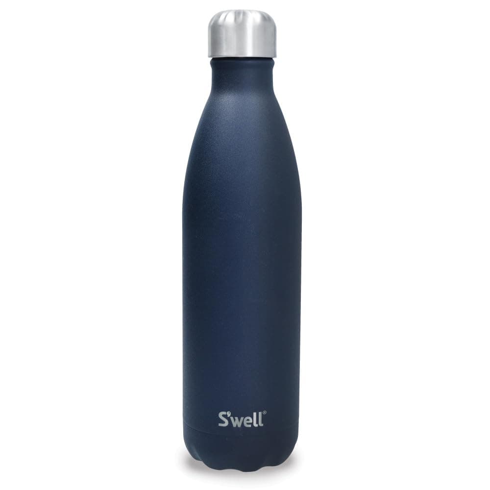 Stainless Steel Reusable Water Bottle, 750ml, Azurite, Triple Insulated and Leak Proof Drinking Bottle for Hot and Cold Beverages up to 48h Cold/24h Hot, Blue