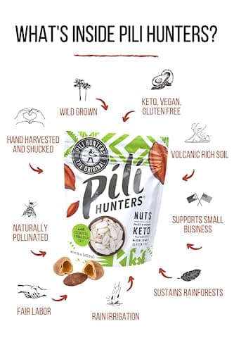 Sprouted Pili Nuts with Himalayan Salt & Coconut Oil, 5 oz.
