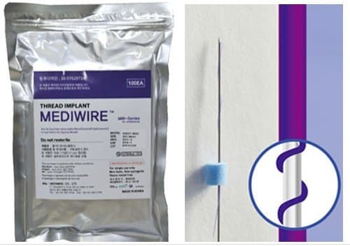 MEDIWIRE Maeson PDO Thread Lift / Face Whole Body Lift 100pcs - Mono Type (30G-38mm)