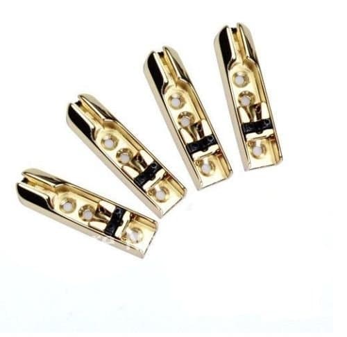 Low bridge bridge 4 single saddles gold single bass bridge bb214 gold
