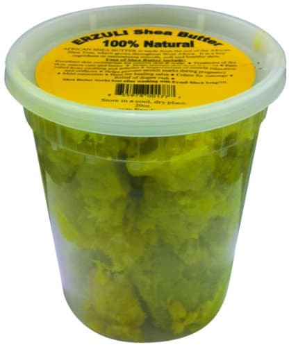Erzuli Unrefined Raw Chunky African Shea Butter 20 oz. (Pack of 2)