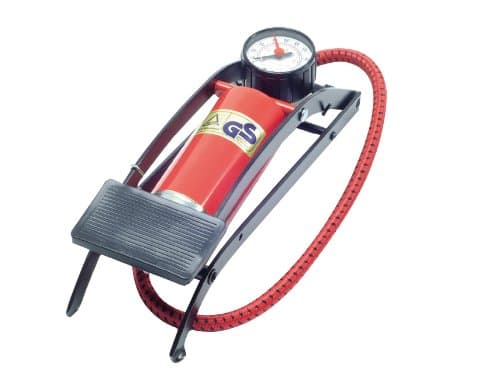 PolcoSingle Barrel Foot Pump with Gauge