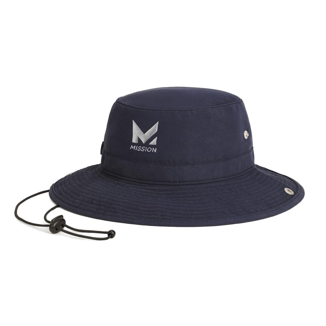 MISSION Cooling Bucket Hat - Unisex Wide-Brim Hat for Men & Women - Lightweight, Foldable & Durable - Cools Up to 2 Hours