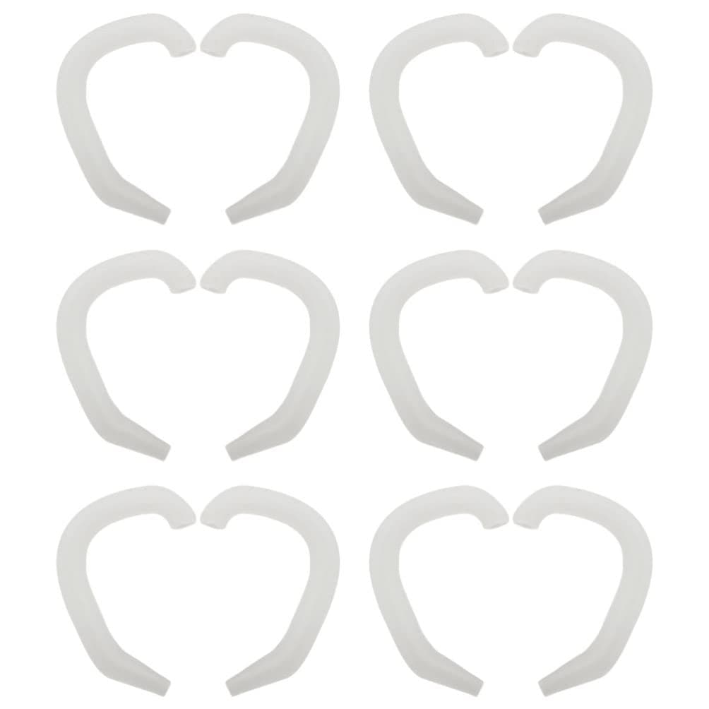 Artibetter 6 Pairs Baby Ear Aesthetic Corrector Silicone Auricle Correction Patch for Babies with a Pair Ear Supports White