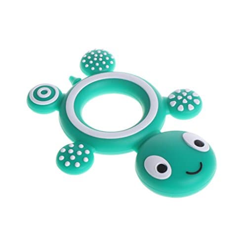 Xuniu Baby Teether, Silicone Chew Toys Safety Tortoise Baby Kids Soother Teether Teething Pacifier