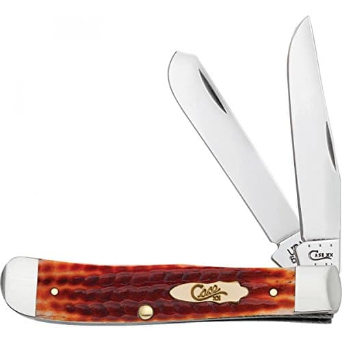 Case Cutlery 11901# '54 6254 SSM Trapper Whiskey Jigged Bone #96 CC