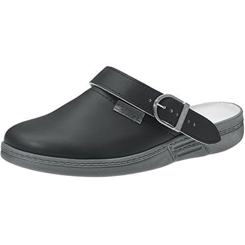 Abeba Leather Clog Black Size 46