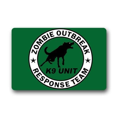 Tommy GTA Custom Machine-washable Door Mat Zombie Outbreak Response Team Doormat 23.6"x15.7"