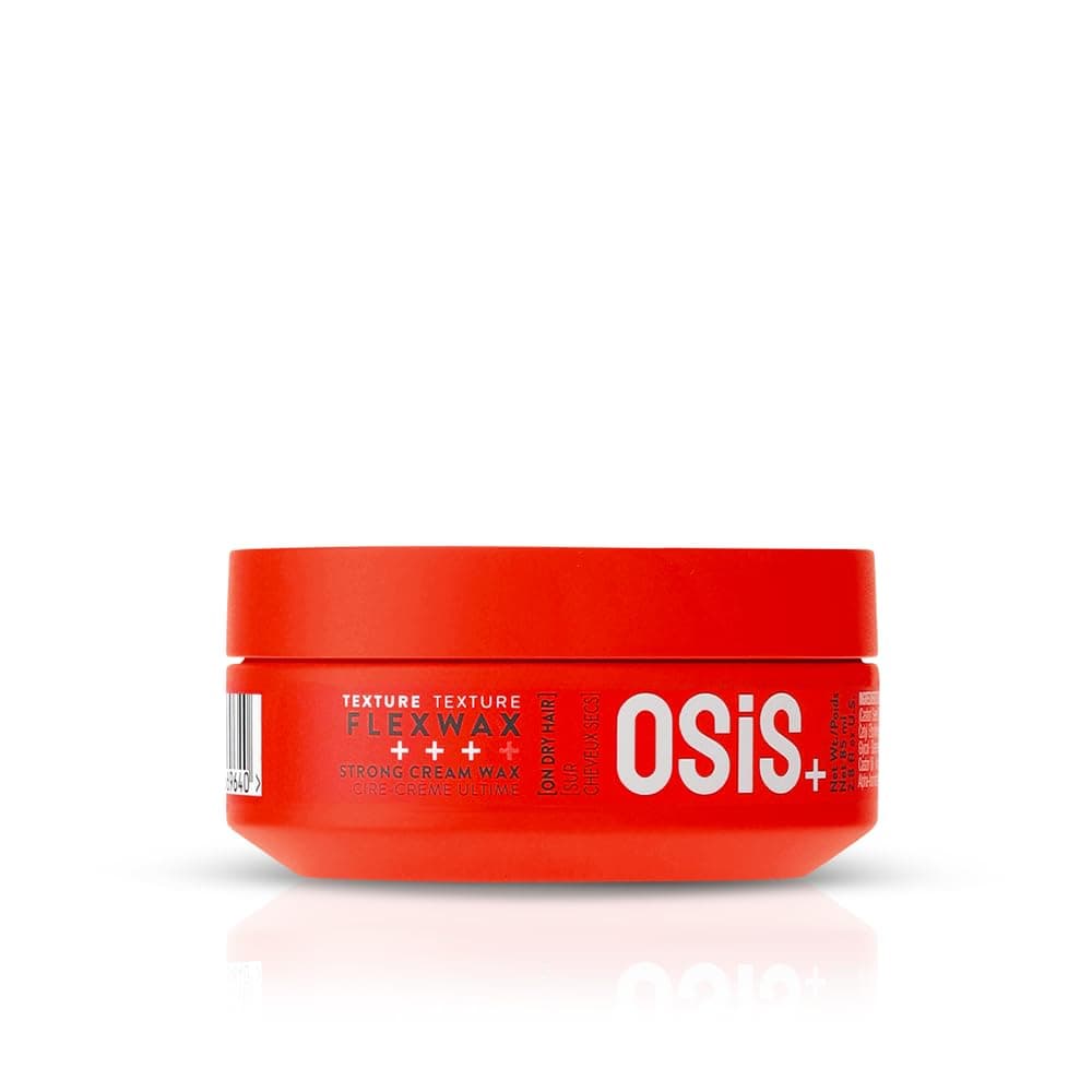 Schwarzkopf Professional OSiS+ Flexwax Strong Hair styling Cream Wax I Provides grip and natural shine I Easy to Apply and Wash | Medium Hold | Matte Finish with Volume | Suitable of all Hair types |