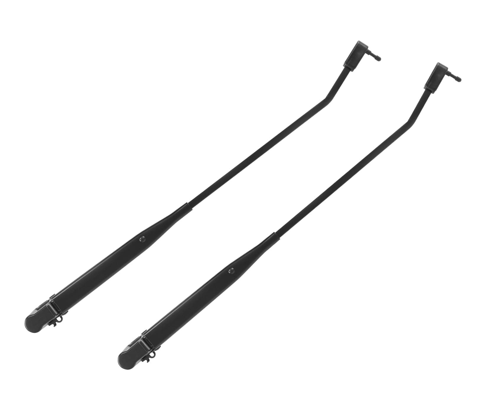 Black Stainless Steel Windshield Wiper Arms (2pc Set) for 1987-1993 Mustang Fox Body