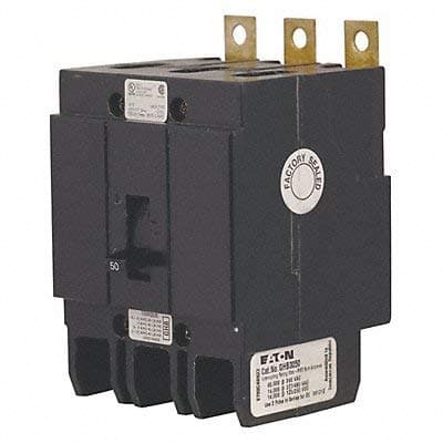 Eaton GHB3025 Bolt-On Mount Type GHB Molded Case Circuit Breaker 3-Pole 25 Amp 277/480 Volt AC 125/250 Volt DC