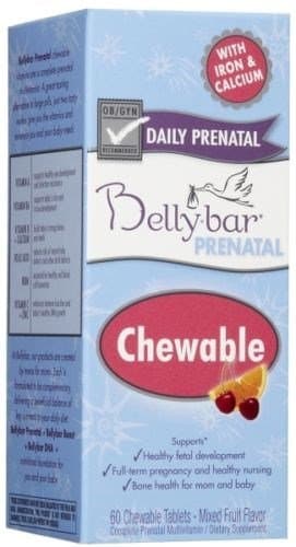 Bellybar Prenatal Chewable Vitamin 60 Tab