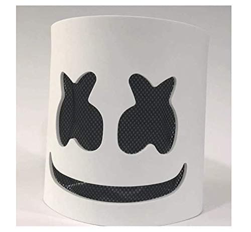 DJ Mask Music Festival Helmets Latex Full Head Masks Christmas Party Props Costume Masks White Kids Pretend Play Toy Cosplay Prop