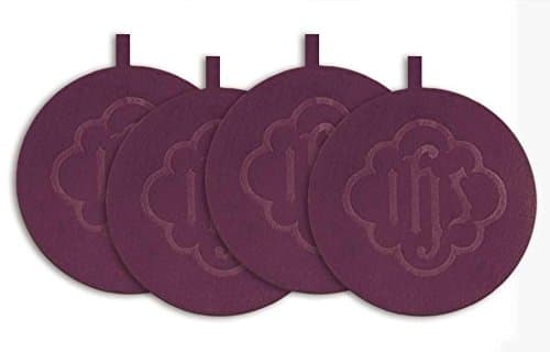Artistic Manufacturing 102572 Offering Plate - Replacement Pad With IHS44; Maroon