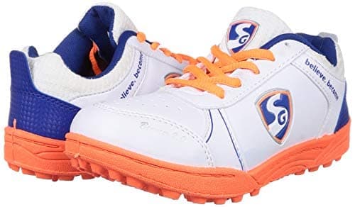 SG Mesh Shoe Bouncer 2.0 Wht/R.Blue/Orange No.3, 3 UK, (White/R.Blue/Orange)
