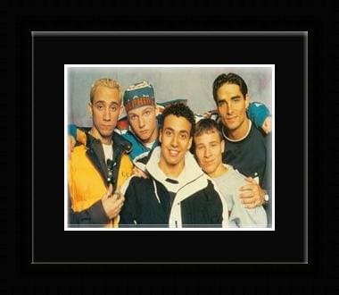 Backstreet Boys - All Smiling - Framed Mini Poster - 14.7x10.2cm