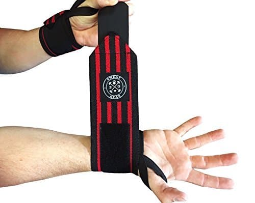 SweatGear Premium Wrist Wraps. Best for Lifting, Crossfit, Wrist Support, Fitness, Stability and Support.