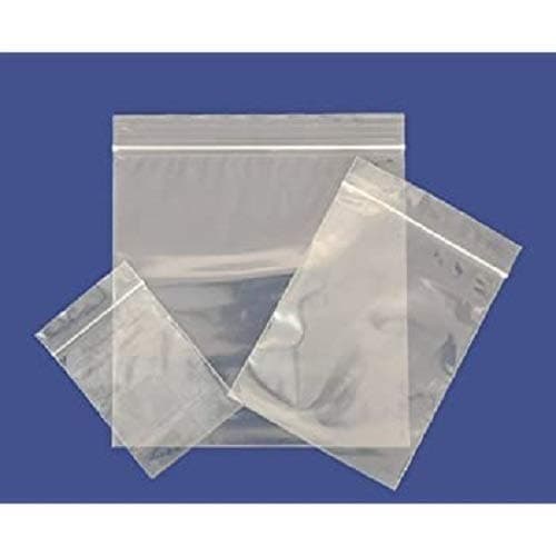 GRIPWELL 100 4.5 x 4.5 Grip Seal Bags | Reusable Clear Plastic Bags | Strong Resealable Zip Lock | Polythene Packaging for Food Storage Jewellery Medicine Herbs 11.2cm x 11.2cm