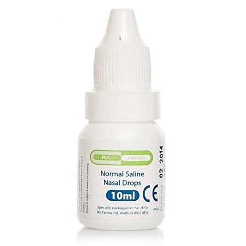 3 x 10ml Normal Saline Nasal Blocked Nose Drops for Children
