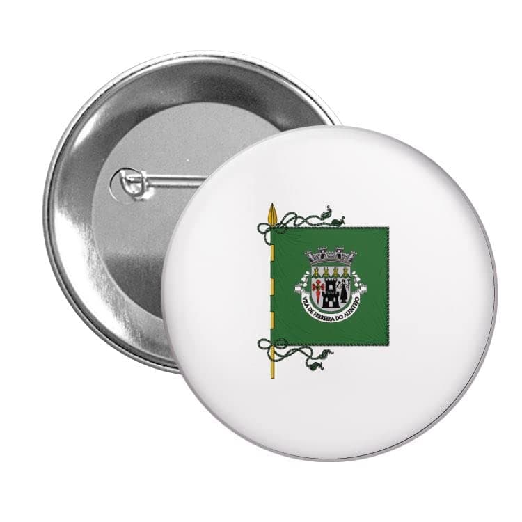 BUTTON . - FLAG FERREIRA DO ALENTEJO - LIST OF PORTUGUESE MUNICIPAL FLAGS - PORTUGAL