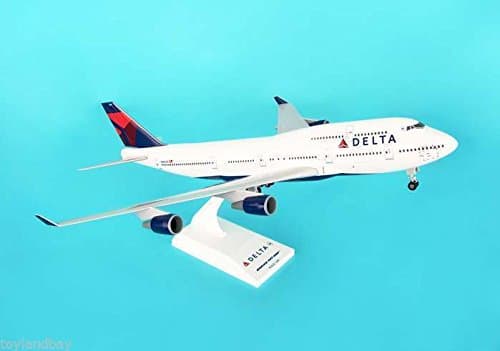 SkyMarks SKR508 Delta Airlines Boeing 747-400 1:200 Scale With Gear REG:N661US Gfbhre-h4 8rdsf-tg1329817