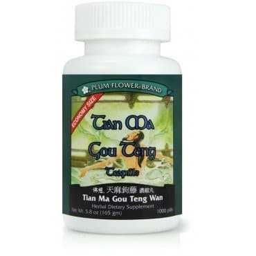 Tian Ma Gou Teng Teapills ECONOMY SIZE, 1000 Counts, Plum Flower