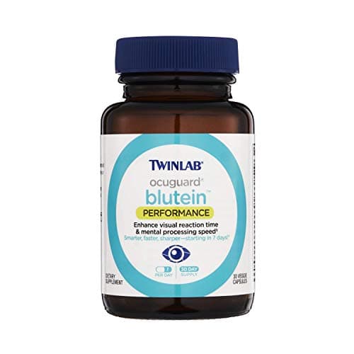 Twinlab Ocuguard Blutein Protection Capsules | 30 Count | Lutein Eye Vitamins | Contains Zeaxanthin & Lutein for Blue Light Protection |