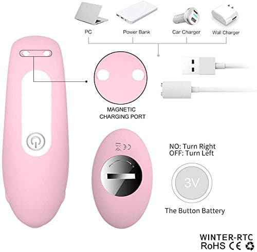 9 Vibration Modes Underwear with Remote for Women Waterproof USB Rechargeable Portable Multi Function Silent Vibranting Panty