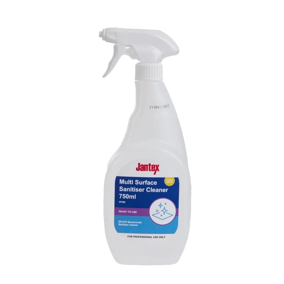 Jantex Kitchen Cleaner & Sanitiser Spray 750ml - Desinfectant, Odourless and Food-Safe Formula CF968