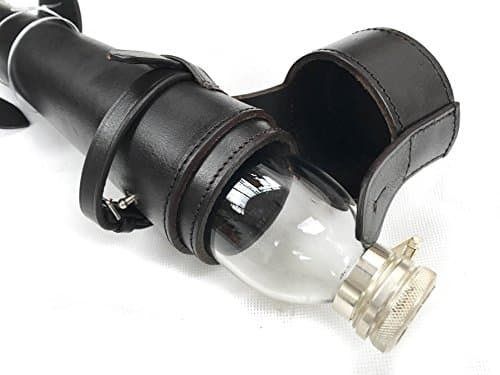 John Shooter England Horse Riding Saddle Glass Flask & Bridal Brown Leather Case