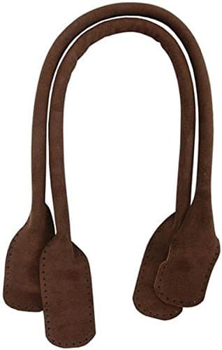 Somerset Designs Suede Tote Handles, 24-Inch, Dark Brown, 2-Pack