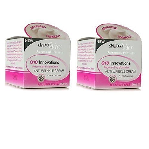Derma Tech Solutions V10 Q10 Innovations Regenerating Moisturiser Anti Wrinkle Cream Moisturiser (Pack of 2) by Q3 Innovations