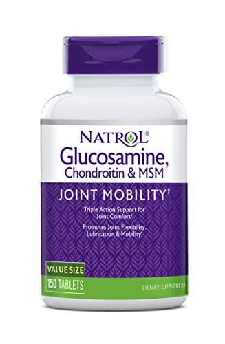 Natrol Glucosamine Chondroitin and MSM Tablets, 150-Count