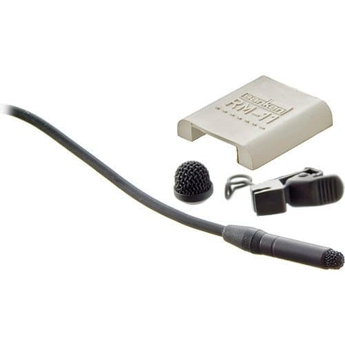 Sanken COS-11D Omnidirectional Lavalier Microphone for Digital Transmitters (Pigtail) (Black)