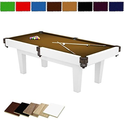 7FT Pool Table Billiard Radley Prime + Options to Customise + Free Accessories • Multi Games Reversible Table Tops • Five Exterior Finishes • Eight Cloth Colours • Personalised Logo Felts • Directly from Manufacturers