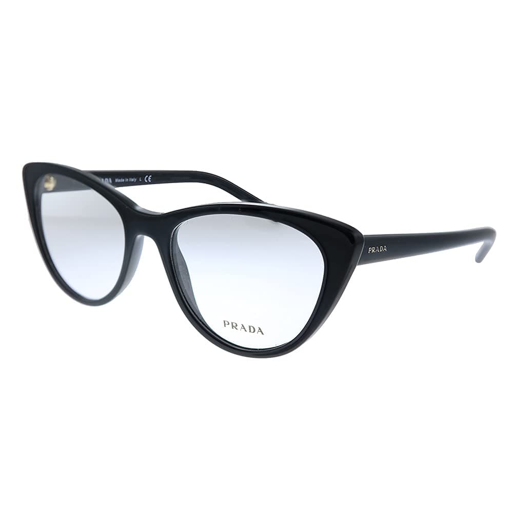 Prada Millennials PR 05XV 1AB1O1 Black Plastic Cat-Eye Eyeglasses 51mm
