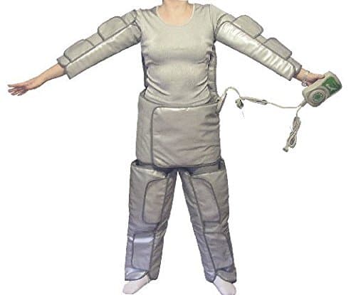 Infrared Sauna Suit: FAR Infrared Therapy For Home Use, Low EMF + Negative Ion Detox; Highly Effective Similar to Carbon Infrared Wood Sauna, Portable Sauna Dome, Sauna Blanket, Sauna Belt, Sauna Kit