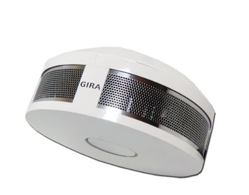 Gira Dual Smoke Detector, Pure White