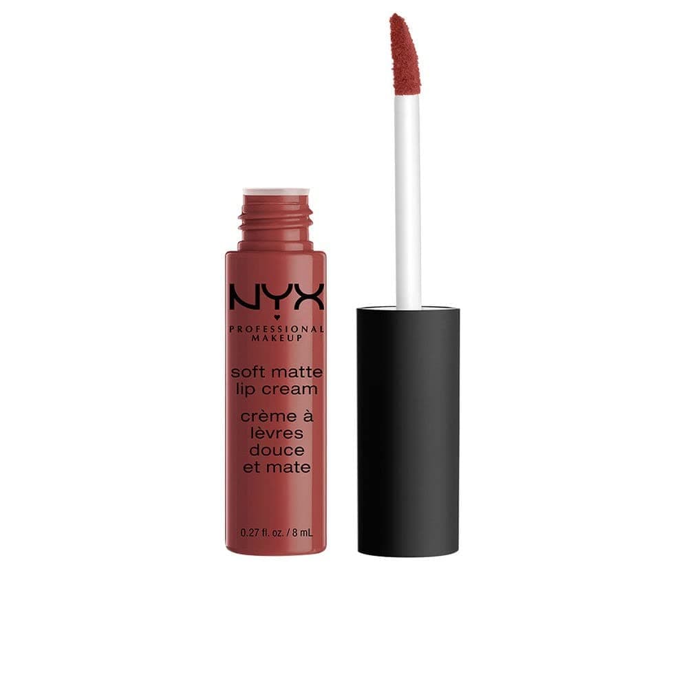 NYX Professional Makeup Soft Matte Lip Cream, Creamy and Matte Finish, Highly Pigmented Colour, Long Lasting, Vegan Formula, Shade: Rome